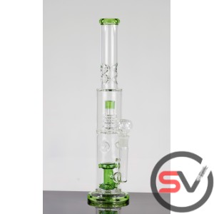 DOUBLE GEAR ICE CATCHER WATER PIPE 16inch